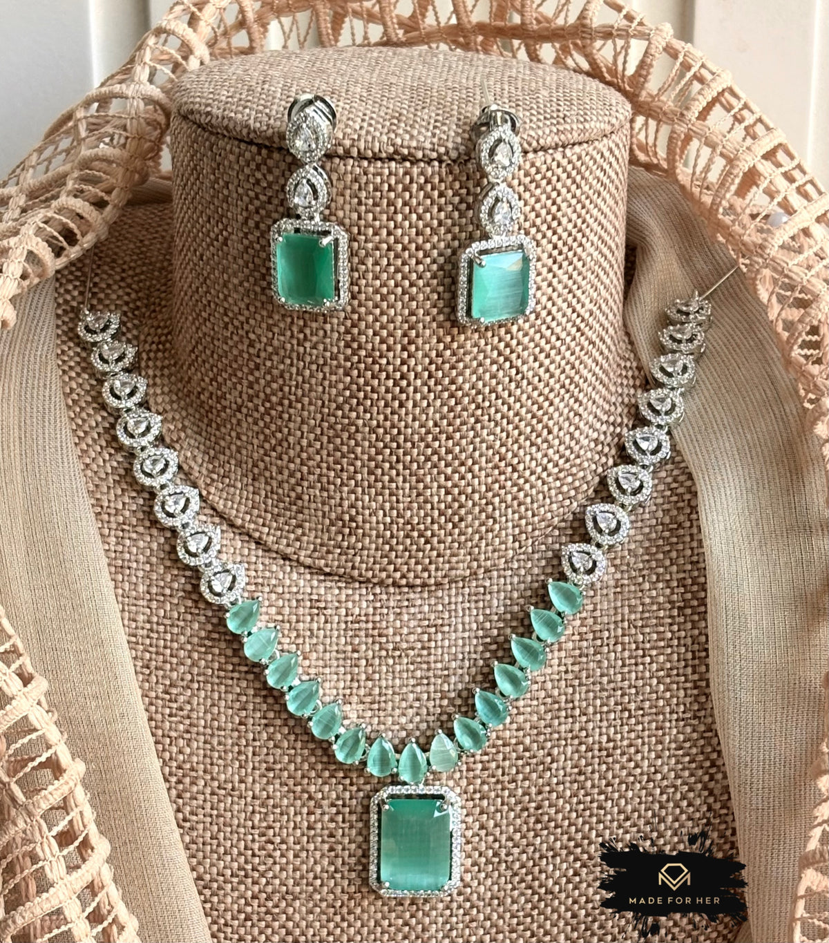 Ziva Zircon Necklace - KDV1006