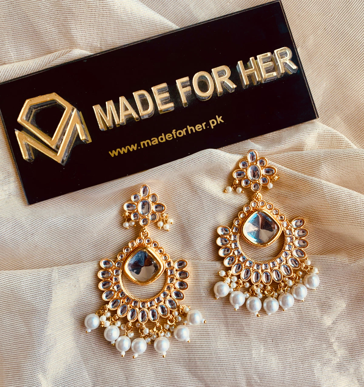 Kundun Style Earings - KAHD120/2