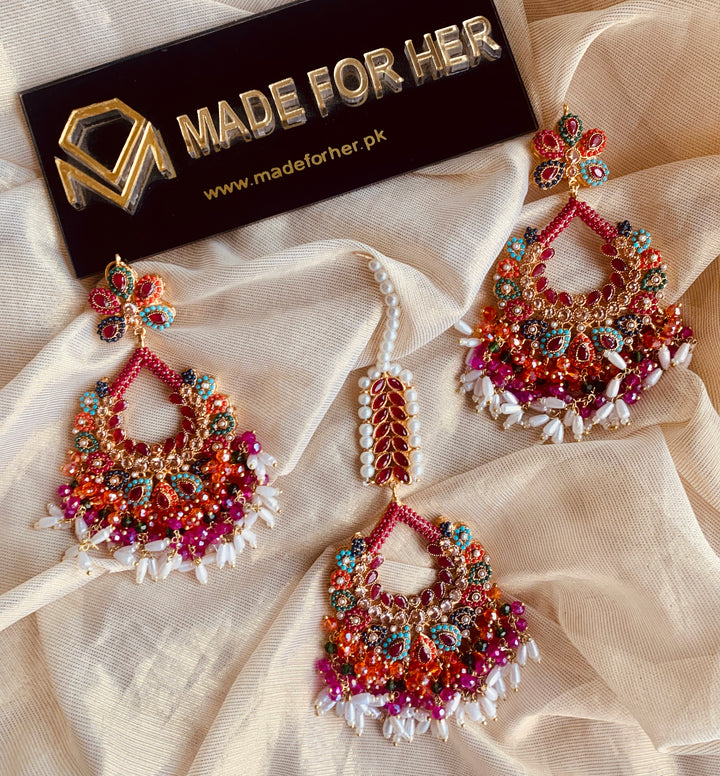 Nauratan Earings Tika - KAHD127