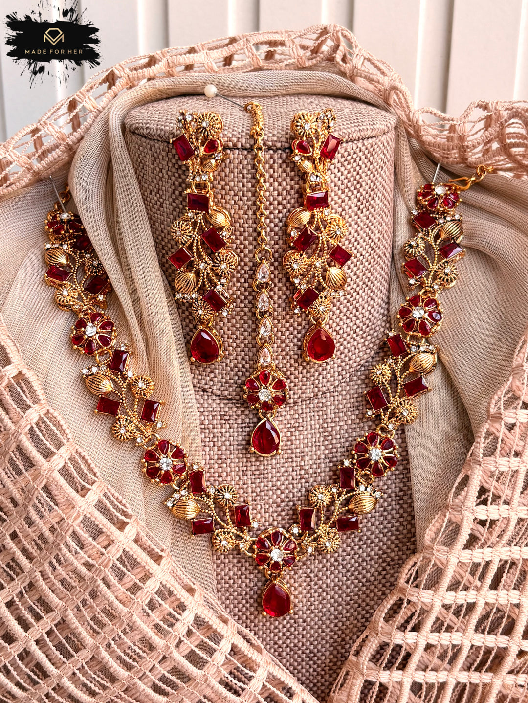 Moonlight Grace Necklace Set - KSH1129