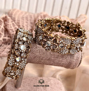Sunehri Openable Bangles - LNS1212
