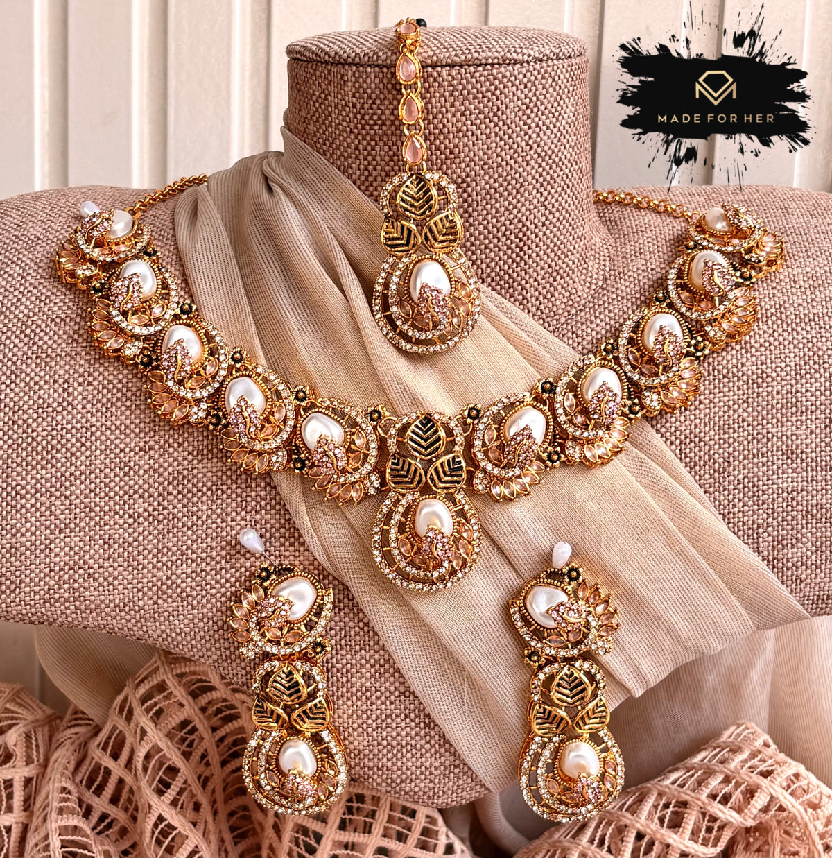 Afsana Necklace Set - KSH1101