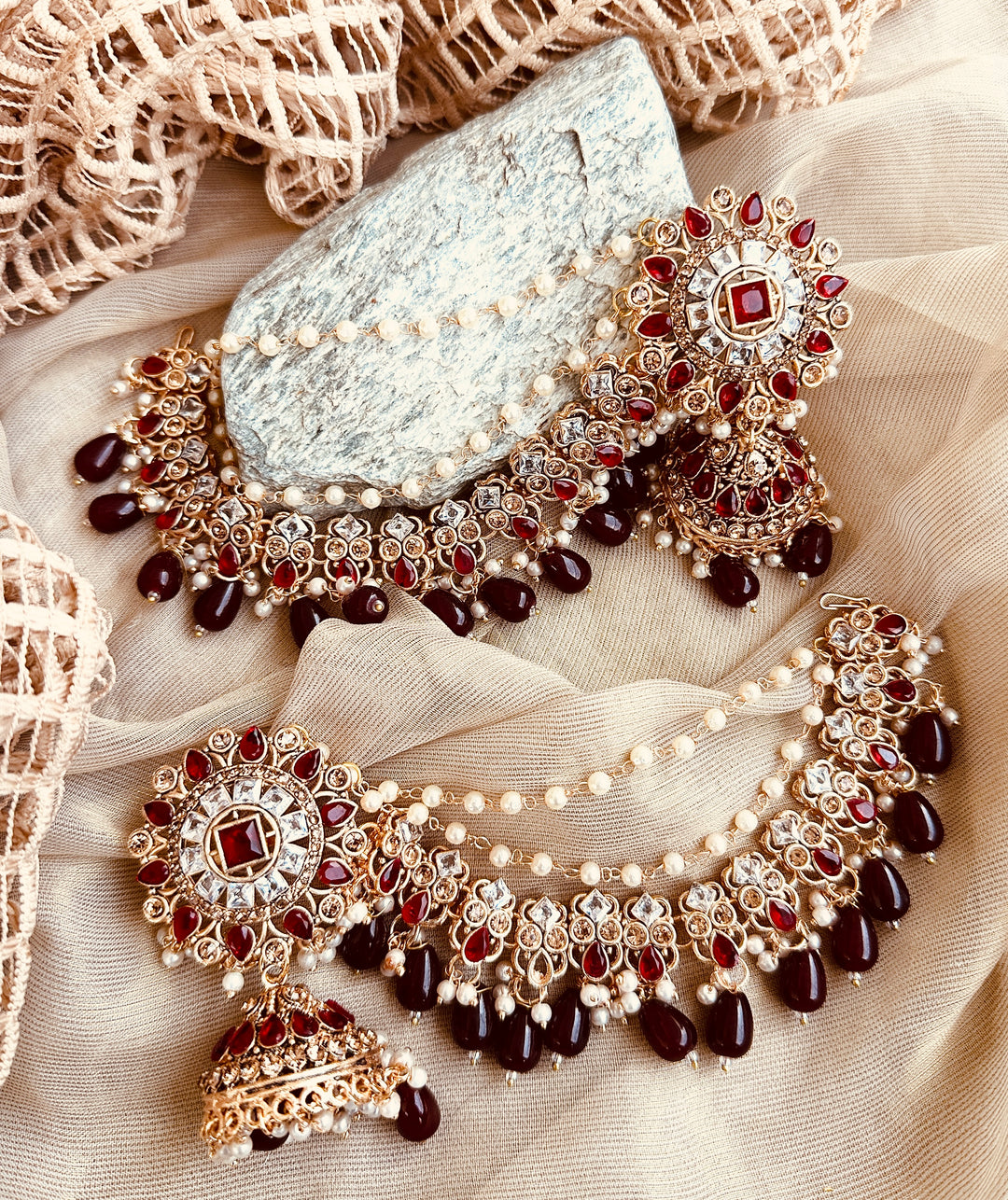 Noor-e-Taj Sahara Jhumki - KIA1090