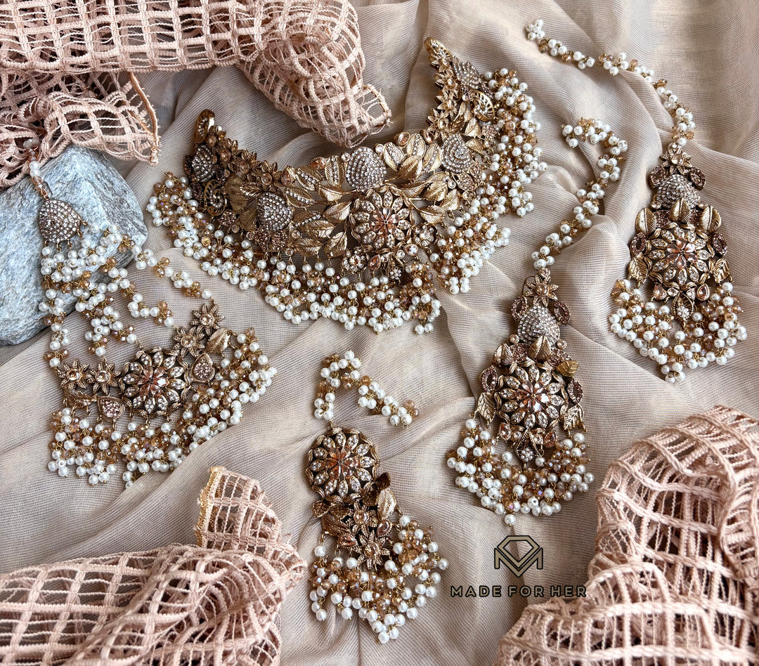 The Maharani - Bridal Collar Set - LA1089
