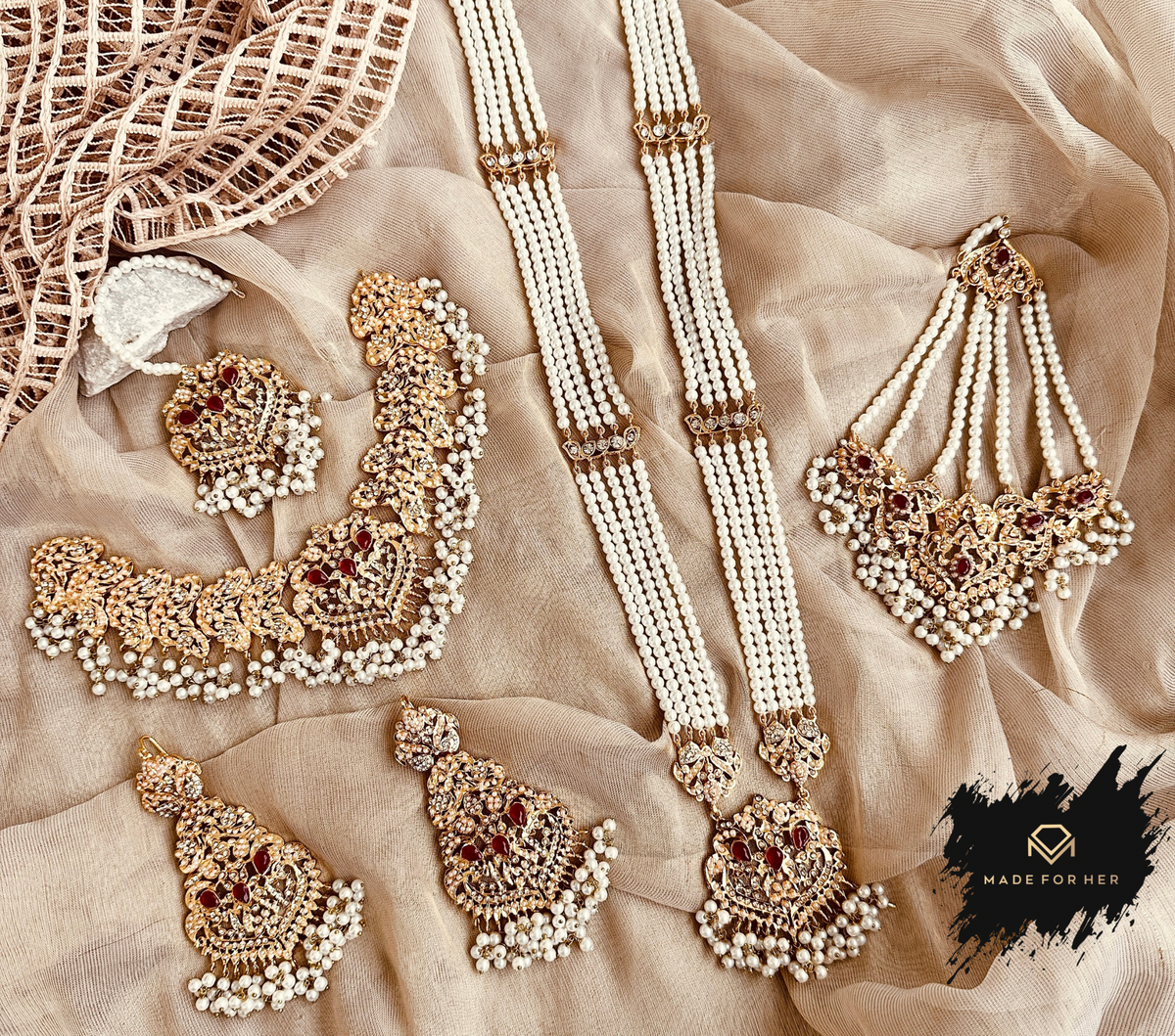 Guzarish — Hyderabadi Bridal Set - LNS1025