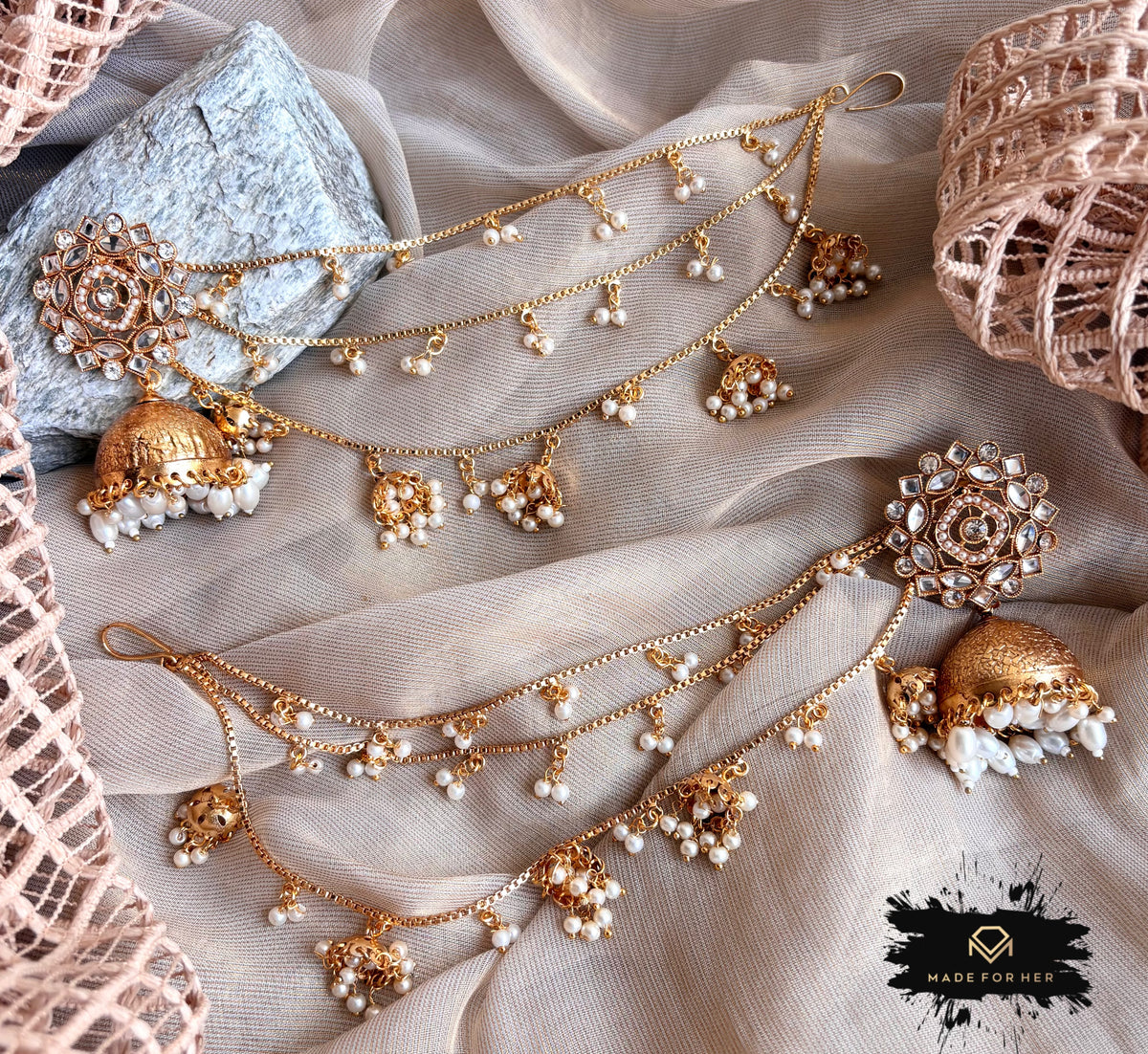 Shahi Sahara Jhumka - KMW1139