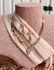 Elviera AD Zircon Necklace Set - KFS1022