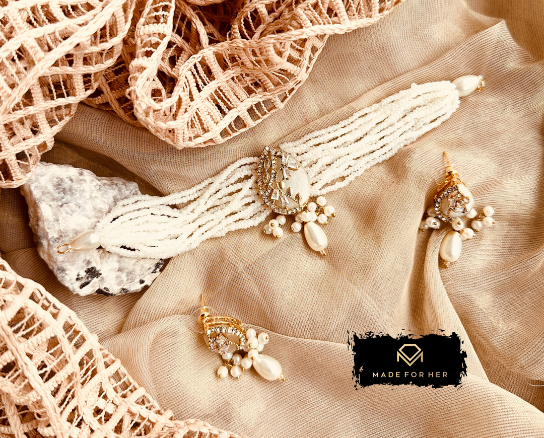 Zarqaa Choker Set - KSH1023
