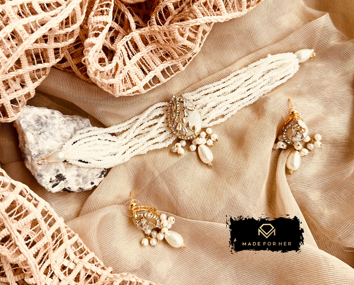 Zarqaa Choker Set - KSH1023