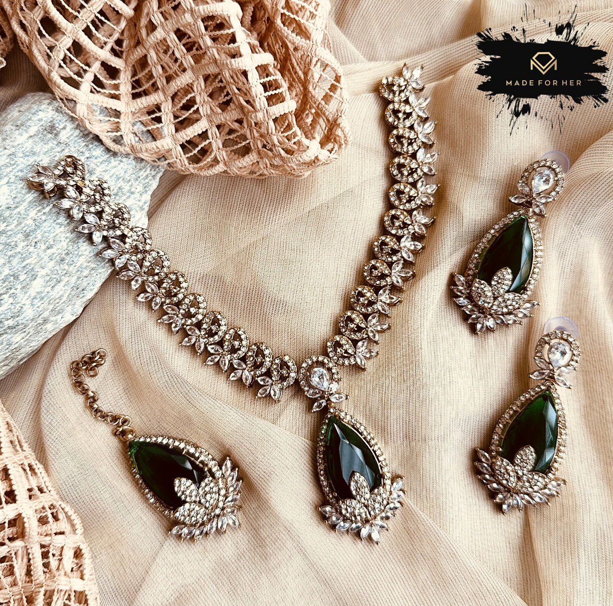 Luna Luxe Necklace Set - RJK1010