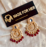 Kundun Style Earings - KAHD120/3