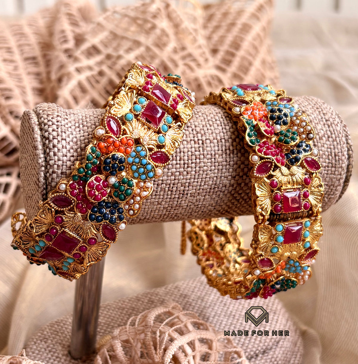 Gulzar - Nauratan Openable Bangles - LNS1203