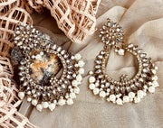 Lustre Earrings & Tikka Set - KMW1061