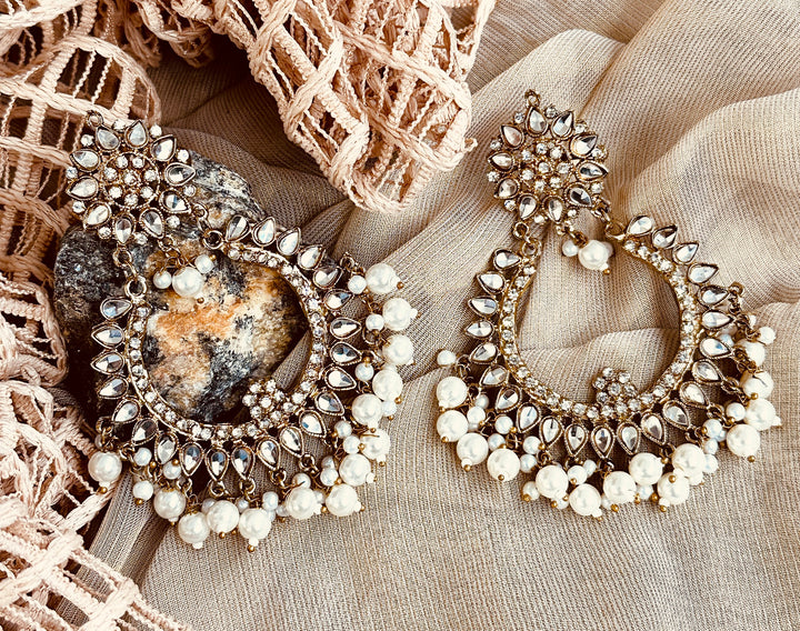 Lustre Earrings & Tikka Set - KMW1061