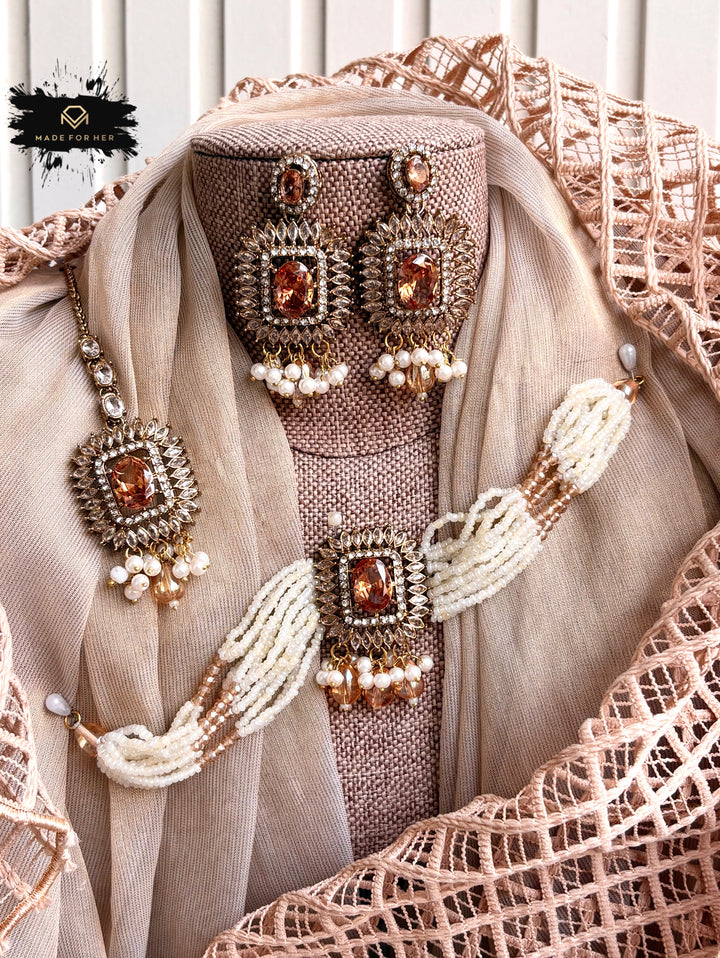 Moonlit Majesty Choker Set - KSH1159