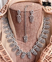 Radiant AD Zircon Necklace Set - KIA1231