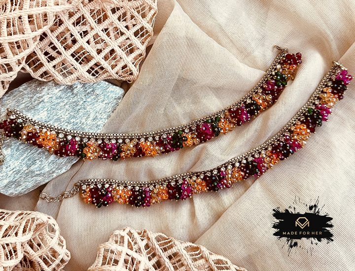 Gajra Charm Anklets - WM1072