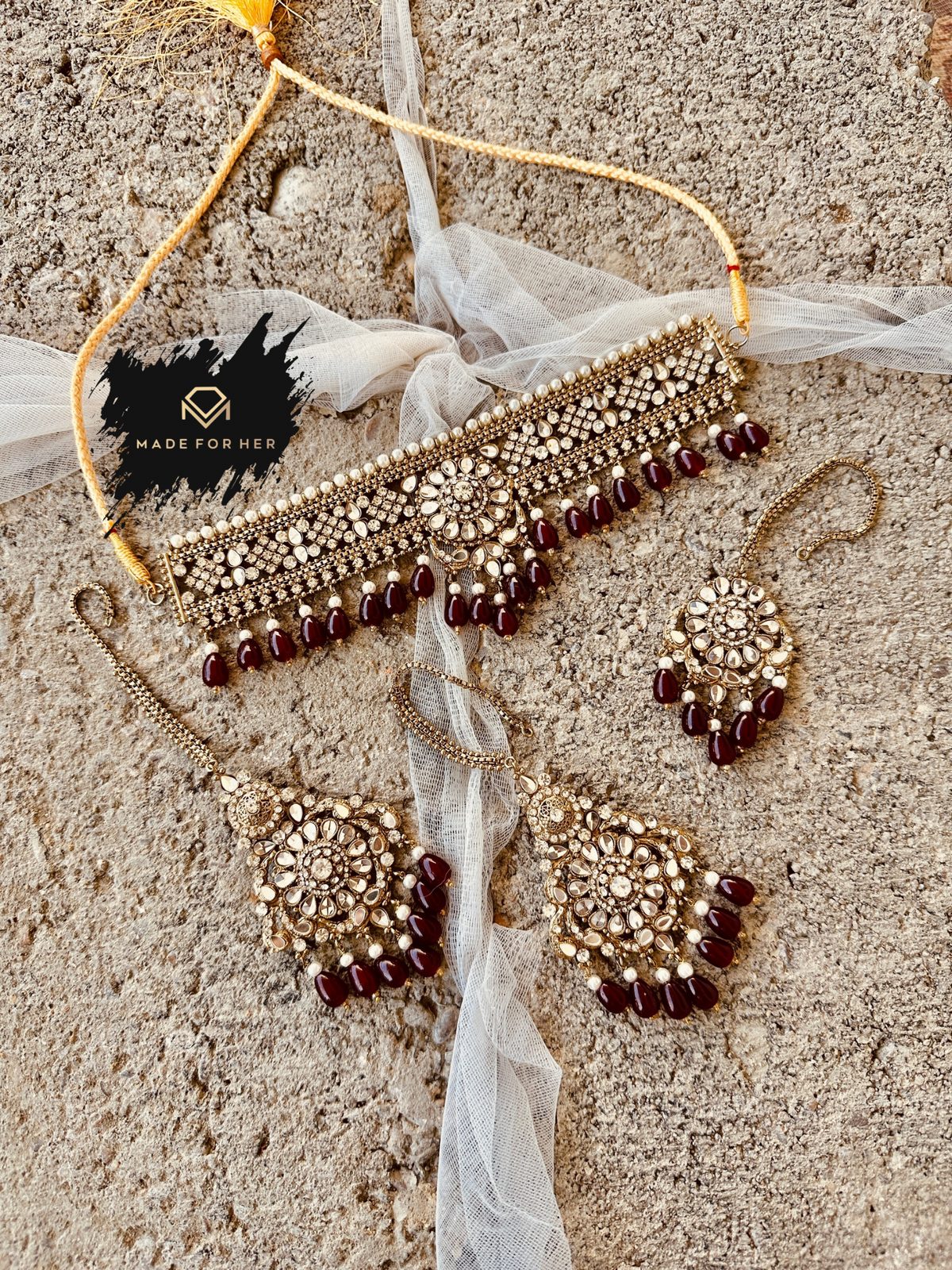 Afsana-e-Sheeshah Choker - KD1001