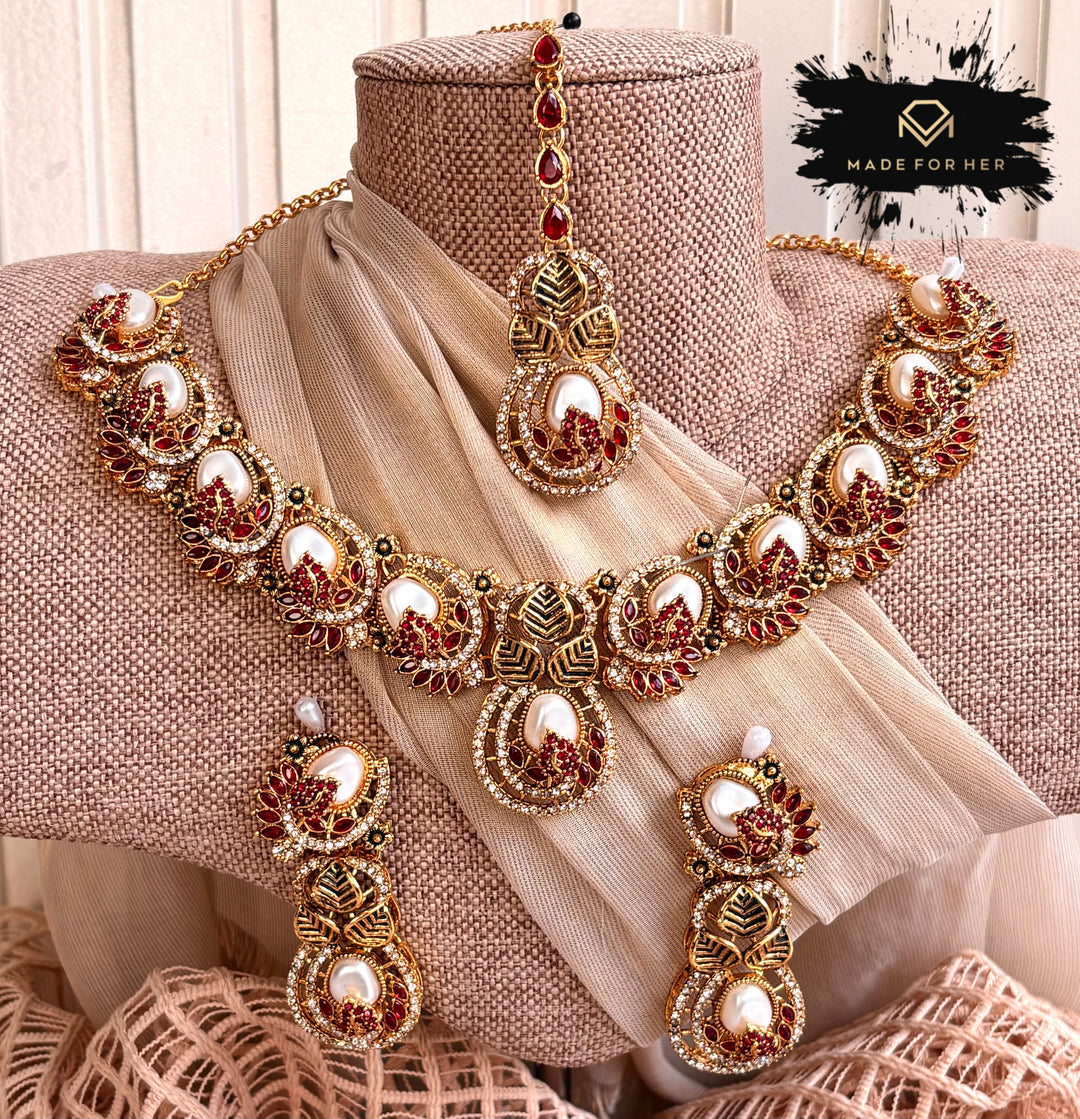 Afsana Necklace Set - KSH1101