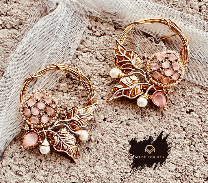 Blush Bloom Earrings - KMW1012