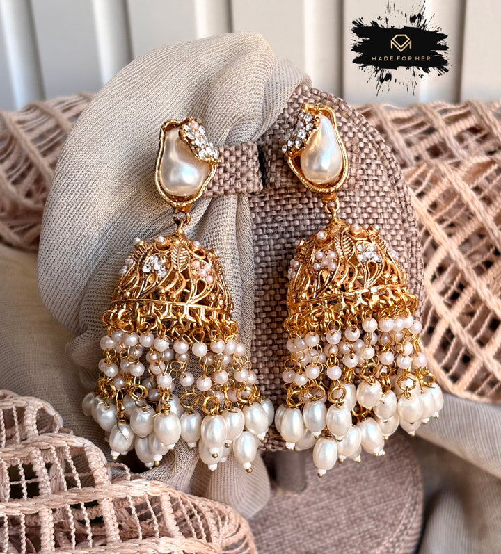 Pearly Noor Jhumka - KMW1040