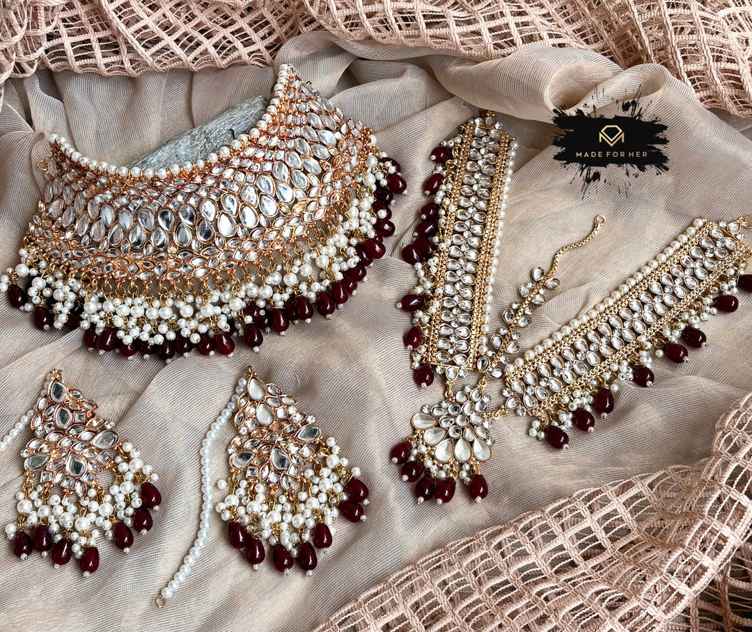 Aabroo Bridal Collar Set - KAT1051