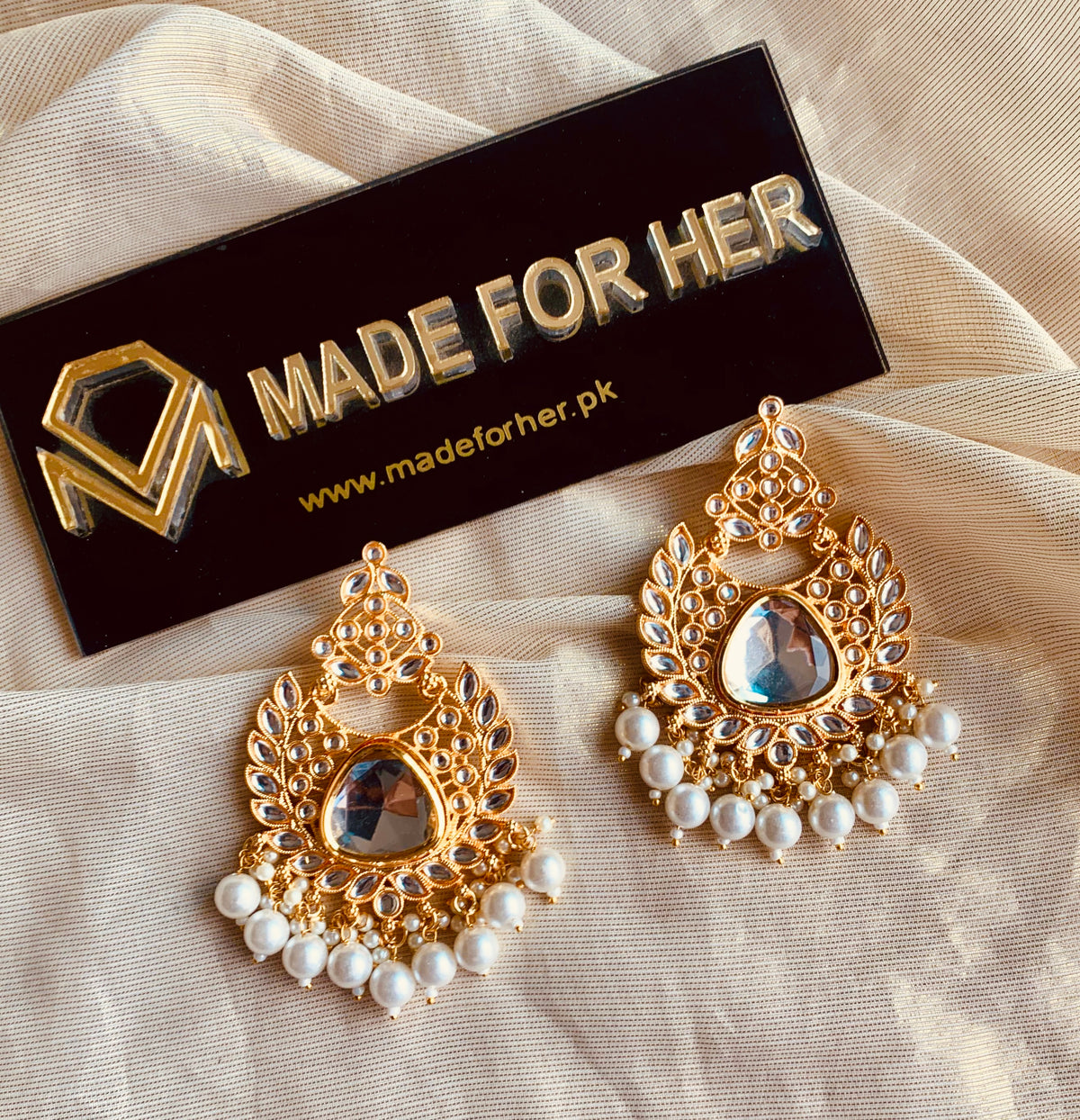 Kundun Style Earings - KAHD120