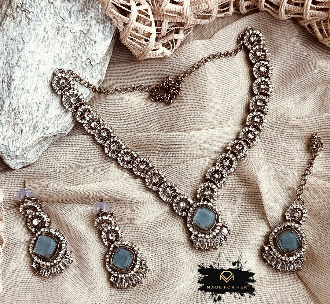 Tabeer Necklace Set - RJK1023
