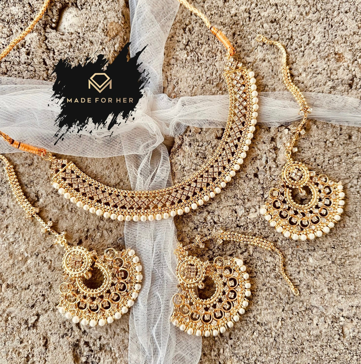 Shahi Noor Necklace Set - WM1005