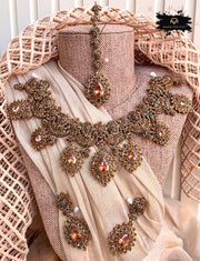 Crystal Statement Necklace Set - RAYN1079