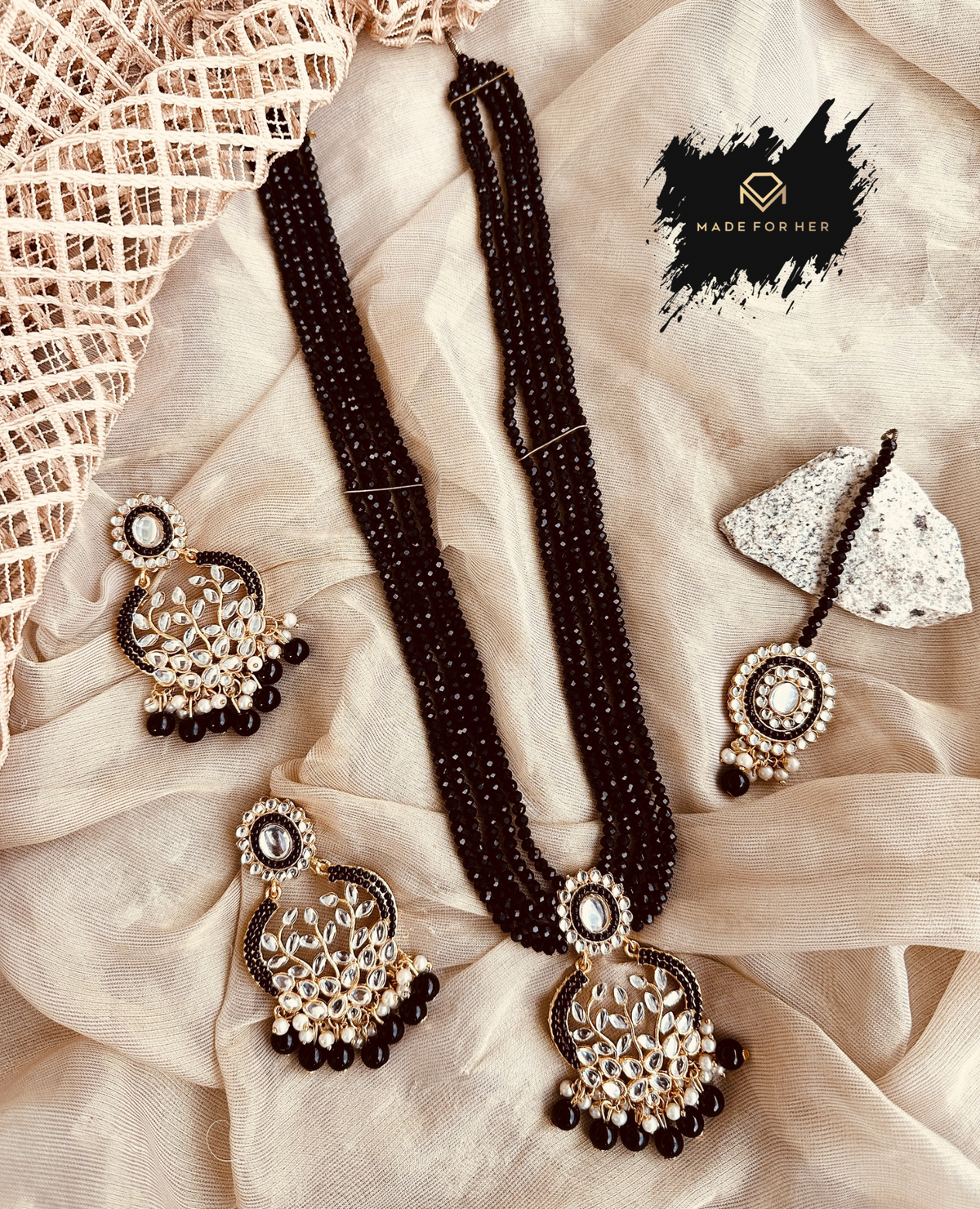 Elnaz â€“ Pearl Malaa Set - KAT1009