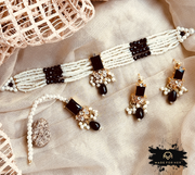 Parisa Crystal Choker Set - KSH1073