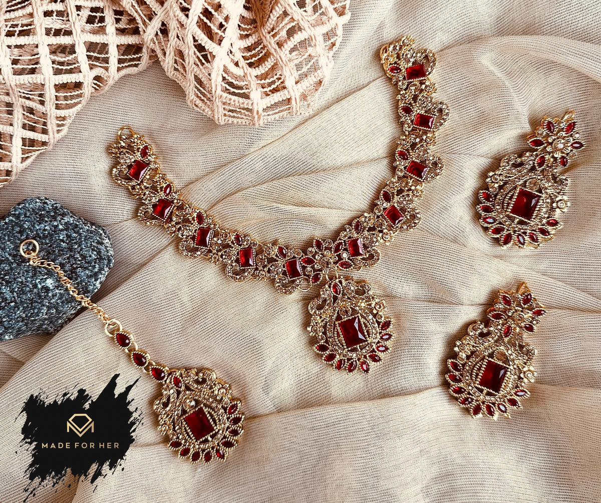 Livia â€“ Radiant Necklace Set - KSDQ1002