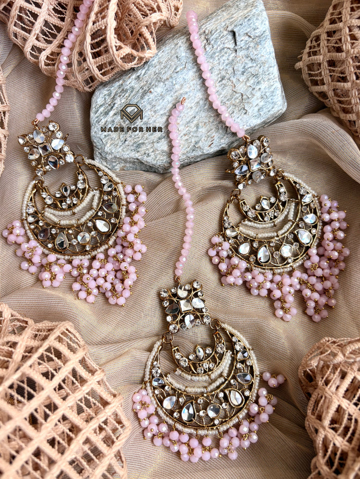 Mahira Earrings & Tikka Set - LNS1201