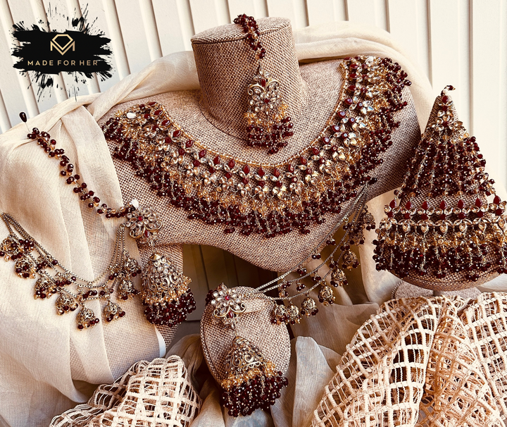 Lazzat-e-Zewar Grand Bridal Set - LA1020