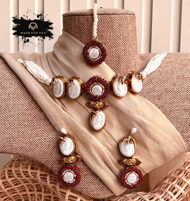 Pearly Luxe Choker Set - KQK1002