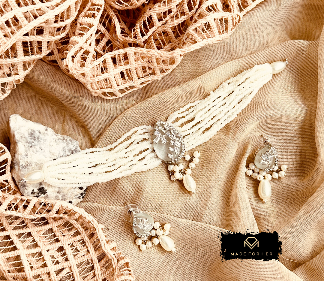 Zarqaa Choker Set - KSH1023