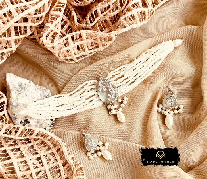 Zarqaa Choker Set - KSH1023