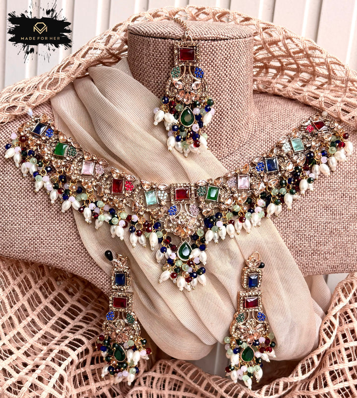Elanique Necklace Set - KAHD1100