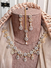 Zafielle Zircon Necklace Set - KFS1057