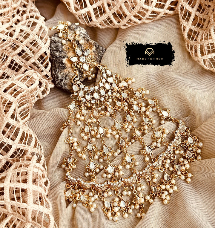 Golden Grandeur Jumbo Jhumer - KMW071