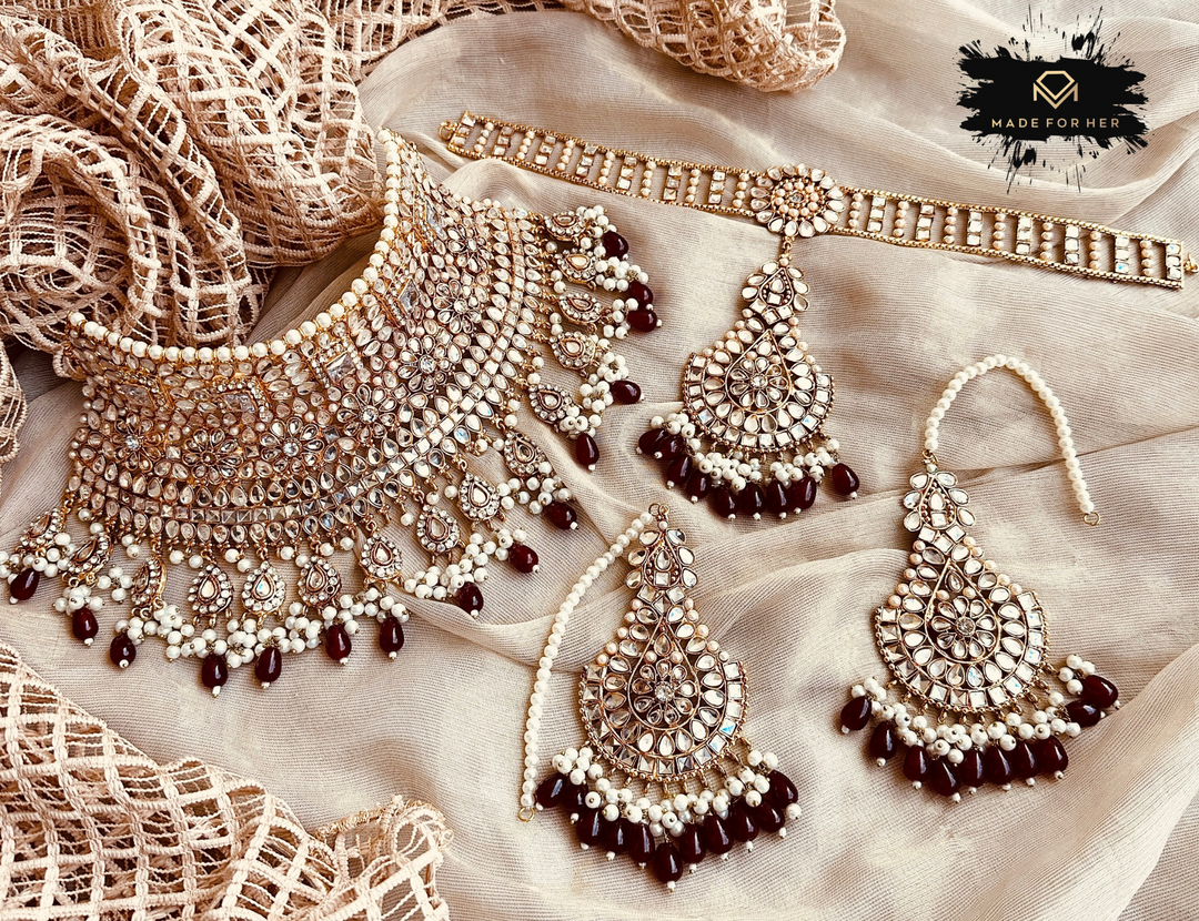 Mehrunisa Bridal Collar Set - KAT1030