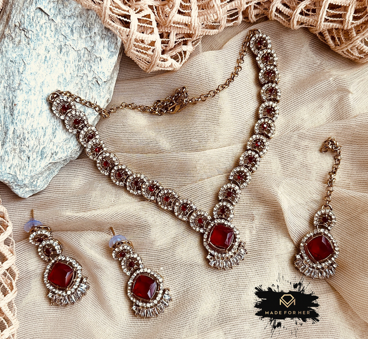 Tabeer Necklace Set - RJK1023