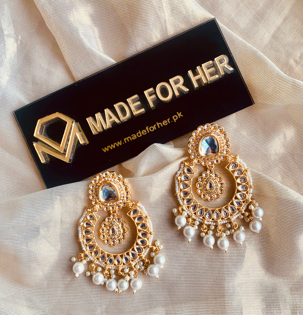Kundun Style Earings - KAHD120/3