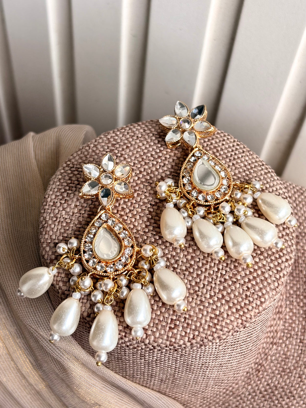 Elyana | Kundan Style Necklace Set - WM1189