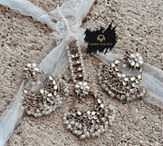 Embellished Earrings & Tikka Pair -  KWA1001