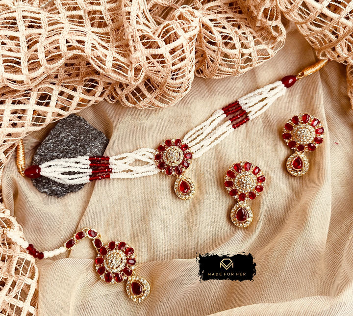 Velour Choker Set - KSH1024