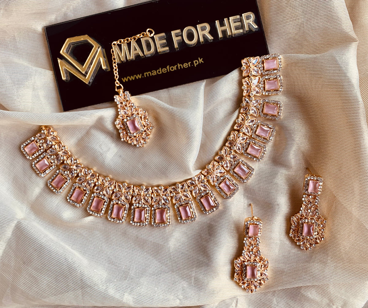 Zircon Style Necklace - KAHD091