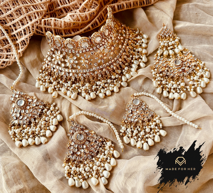Noor-e-Arzoo Bridal Collar Set - KAT1001