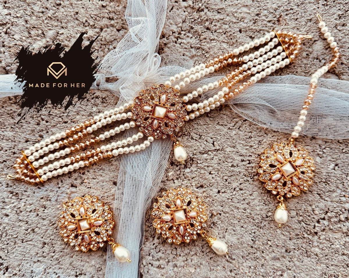 Nureh — Delicate Choker Set - KAHD1010